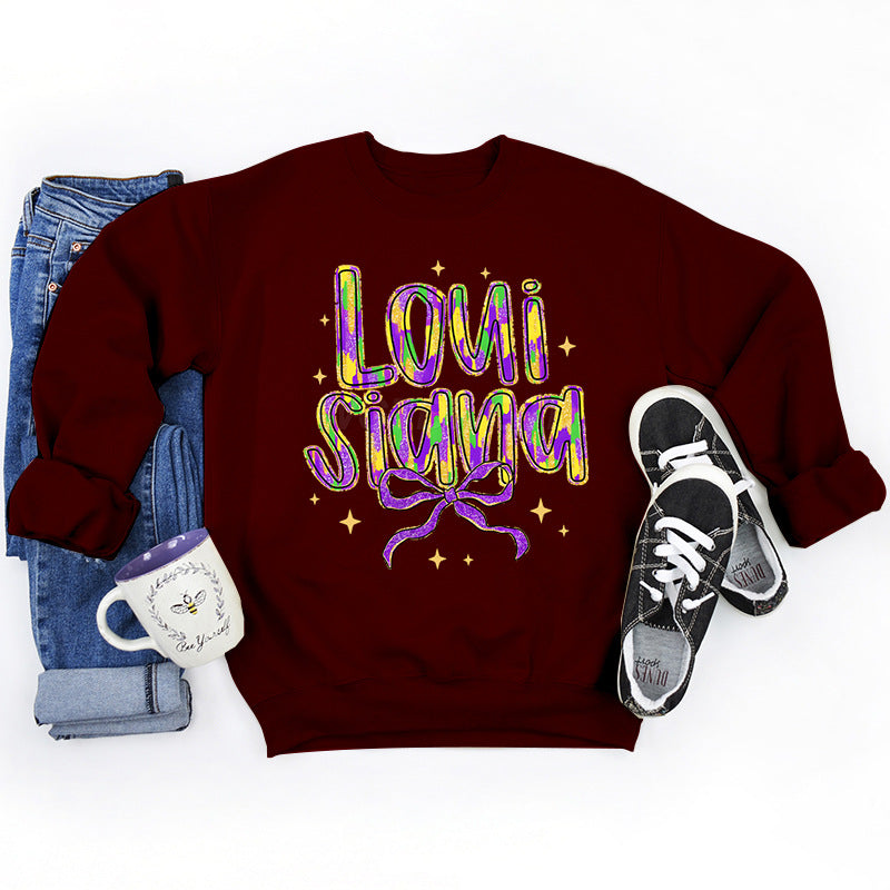 Kvinnelig sweatshirt med kreativ tekst og myk innerforing Skjora
