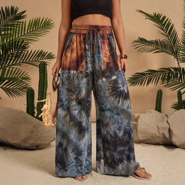 Dame Stilig Loungewear-set med avslappet snitt og moteriktig mønster Skjora