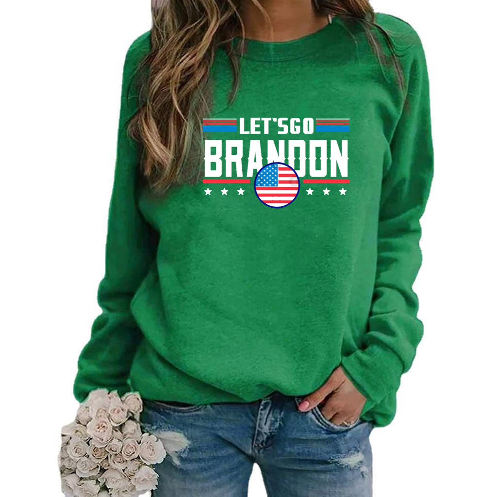 Dame sweatshirt med moderne statement design Skjora