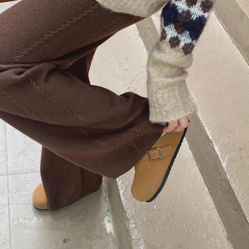Dame Koselig Ribb Strikket Cardigan med Elegant Stå-Hals Skjora