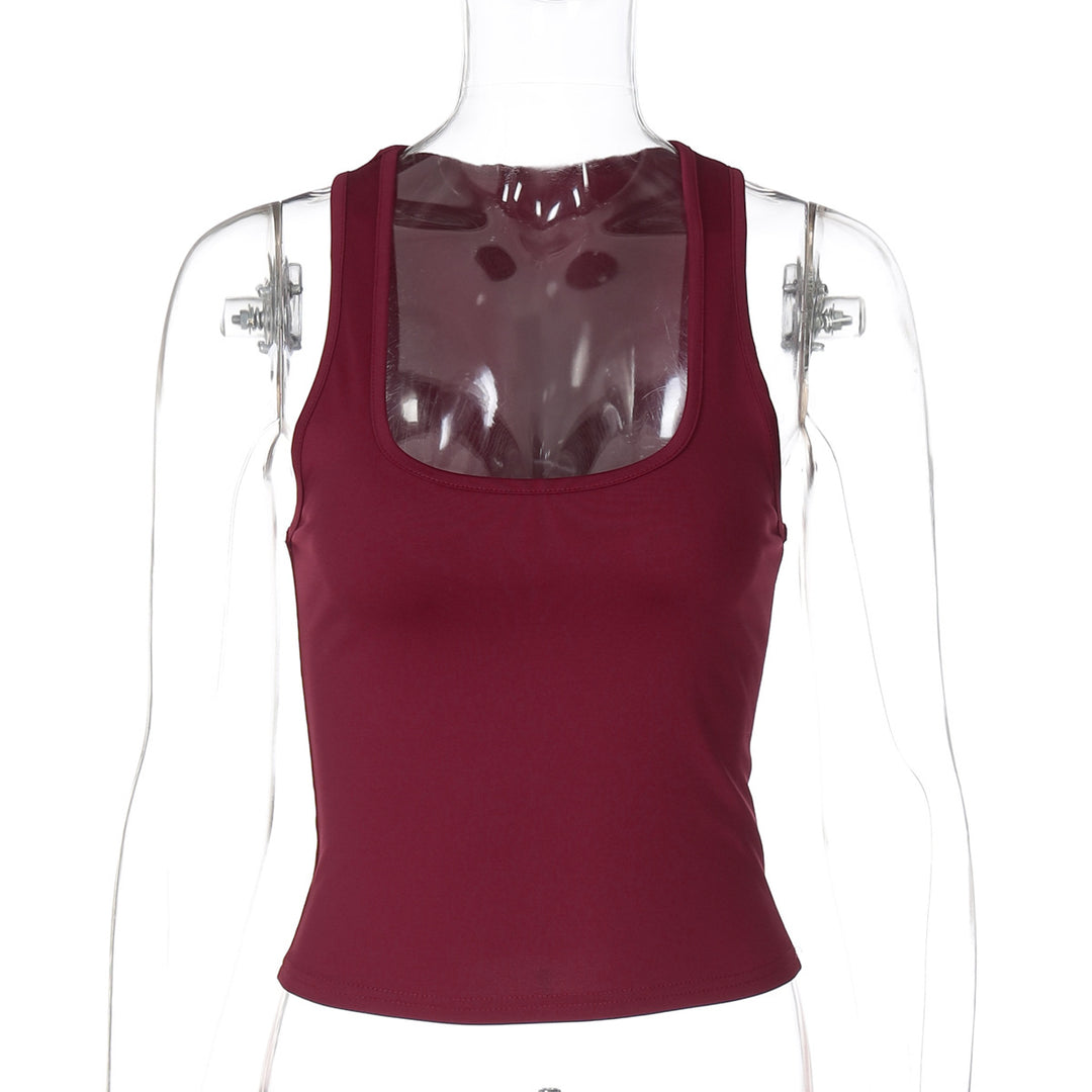 Damer sporty tanktop med brede stropper Skjora