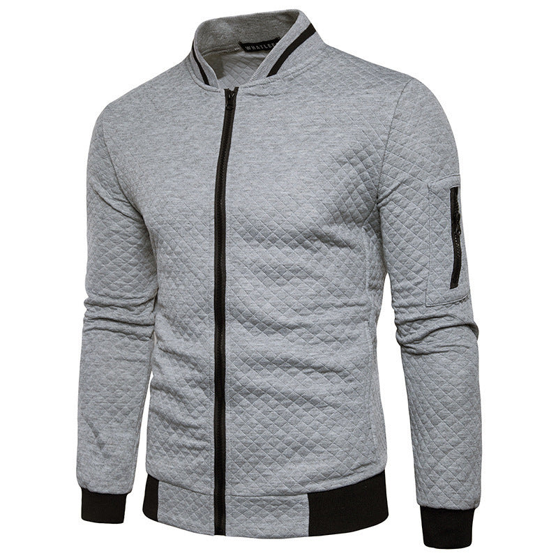 Men's sports jacket with stand-up collar and functional zip pockets Skjora