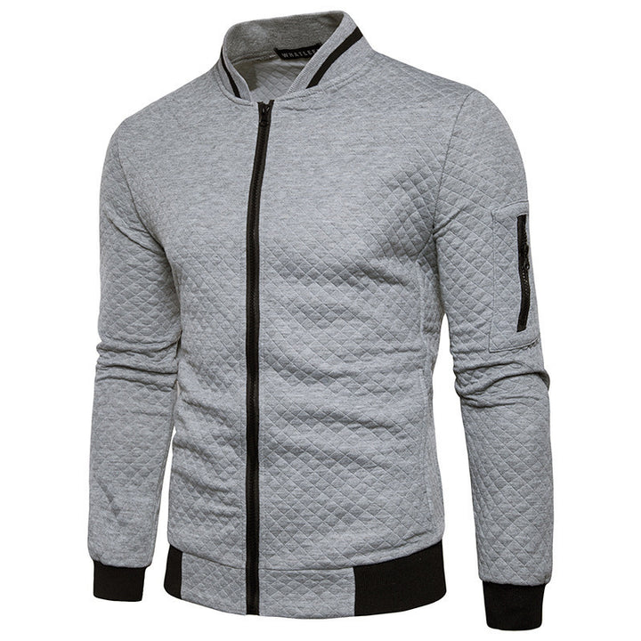 Men's sports jacket with stand-up collar and functional zip pockets Skjora