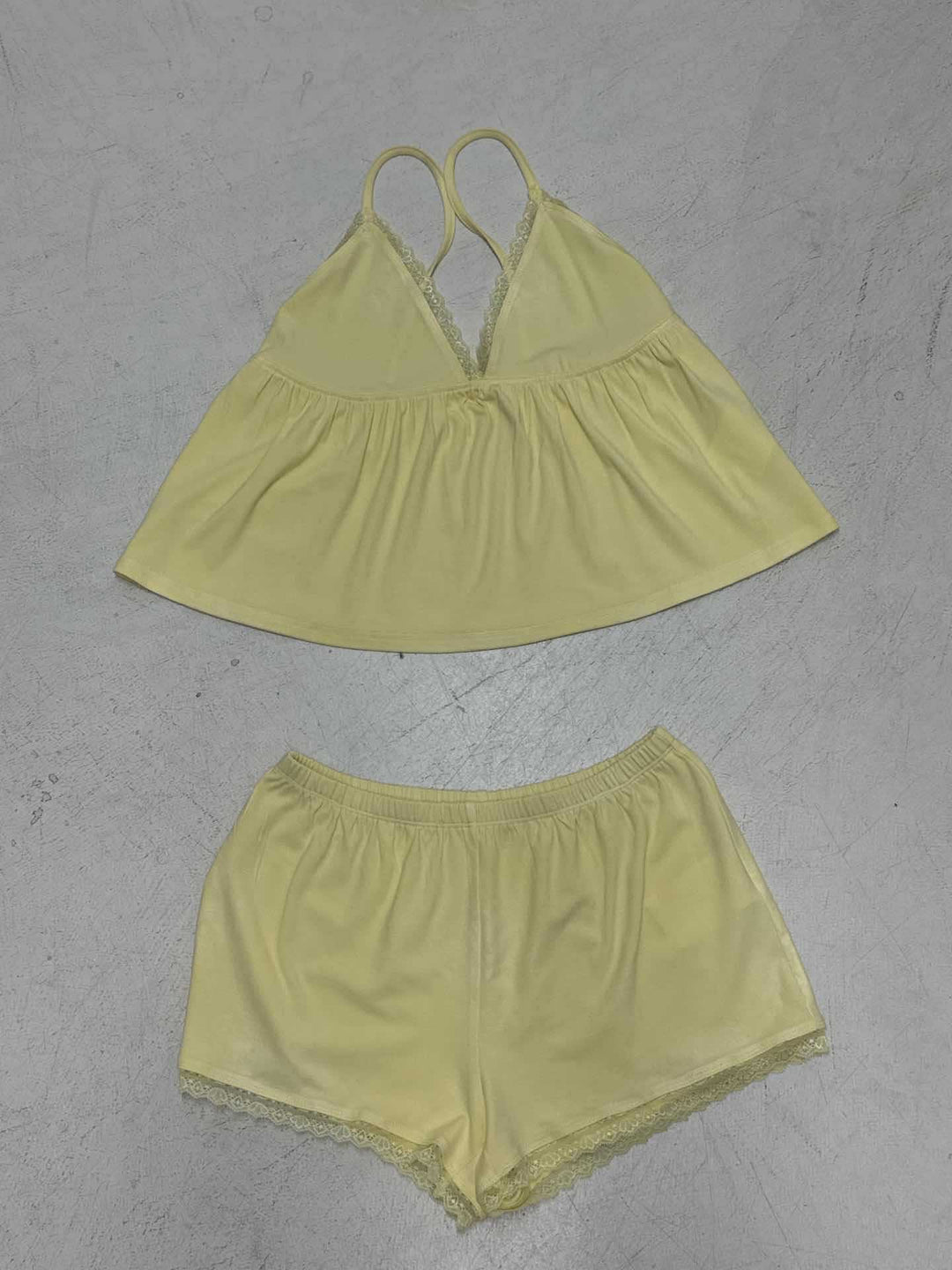 Dame Nattkjole-Sett med forførende blonde detalj og elastisk komfortbånd Skjora