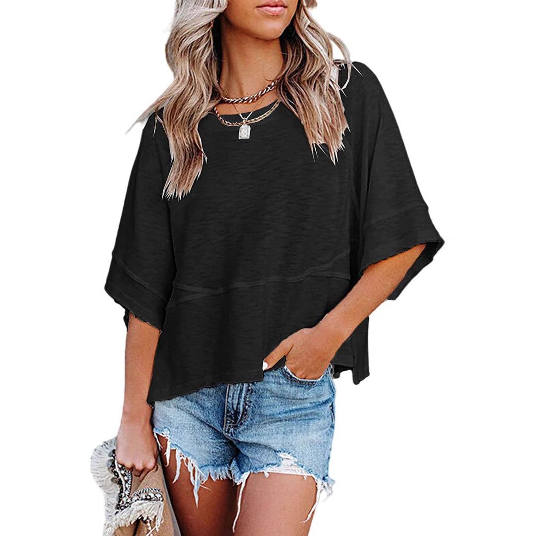 Damer oversized sommerplagg med løs passform og avslappet design Skjora
