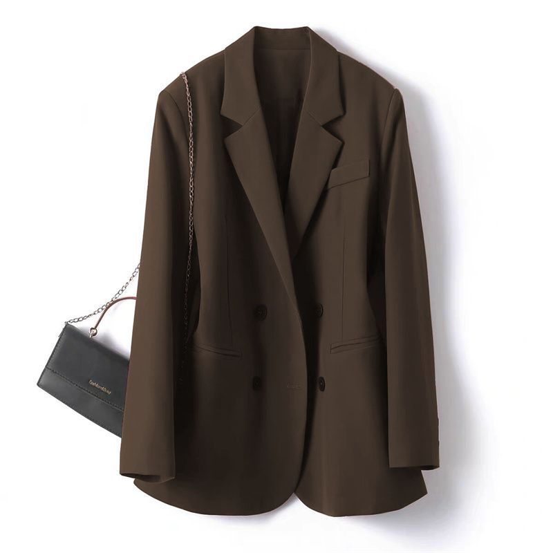 Damer Elegant Oversized Blazer Skjora