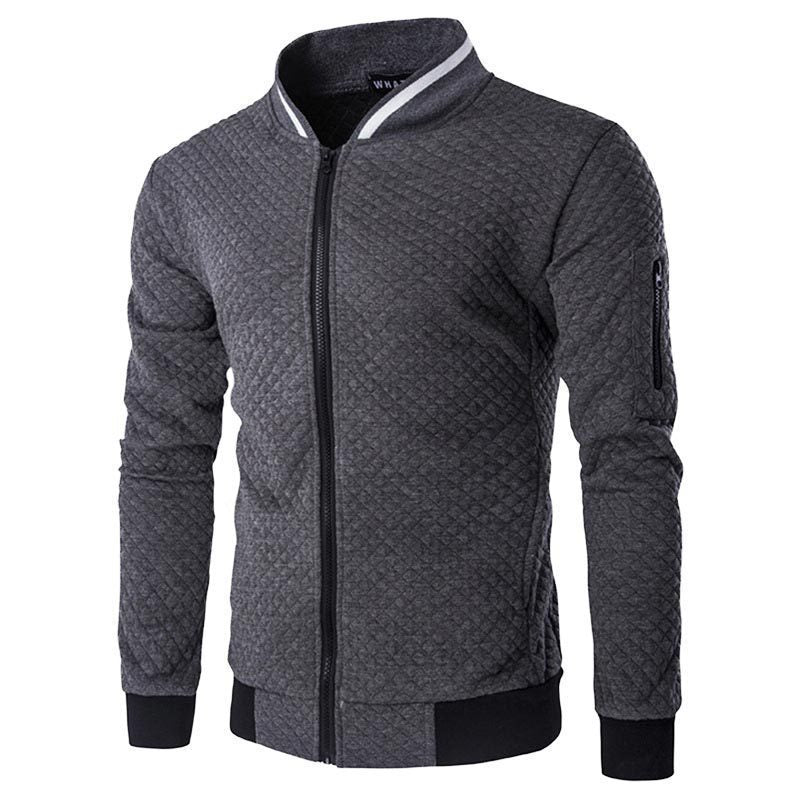 Men's sports jacket with stand-up collar and functional zip pockets Skjora
