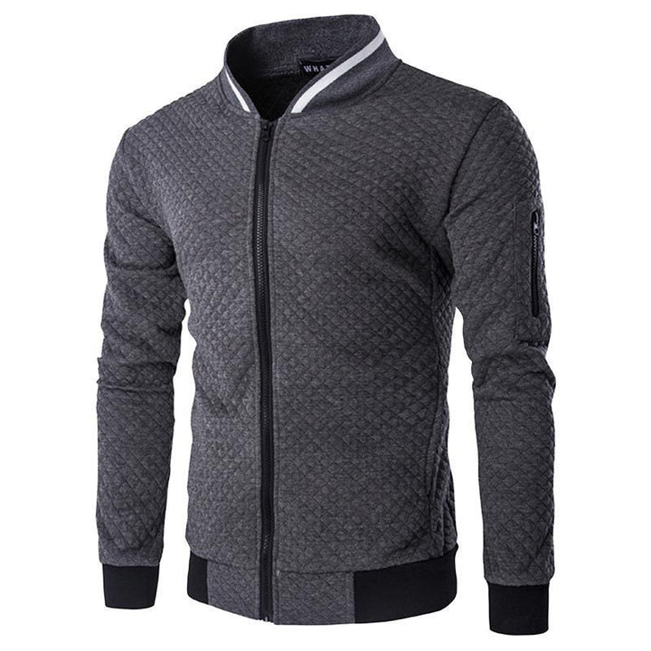 Men's sports jacket with stand-up collar and functional zip pockets Skjora