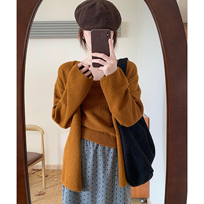 Kvinnelig casual strikke cardigan med åpne ermer og behagelig passform Skjora