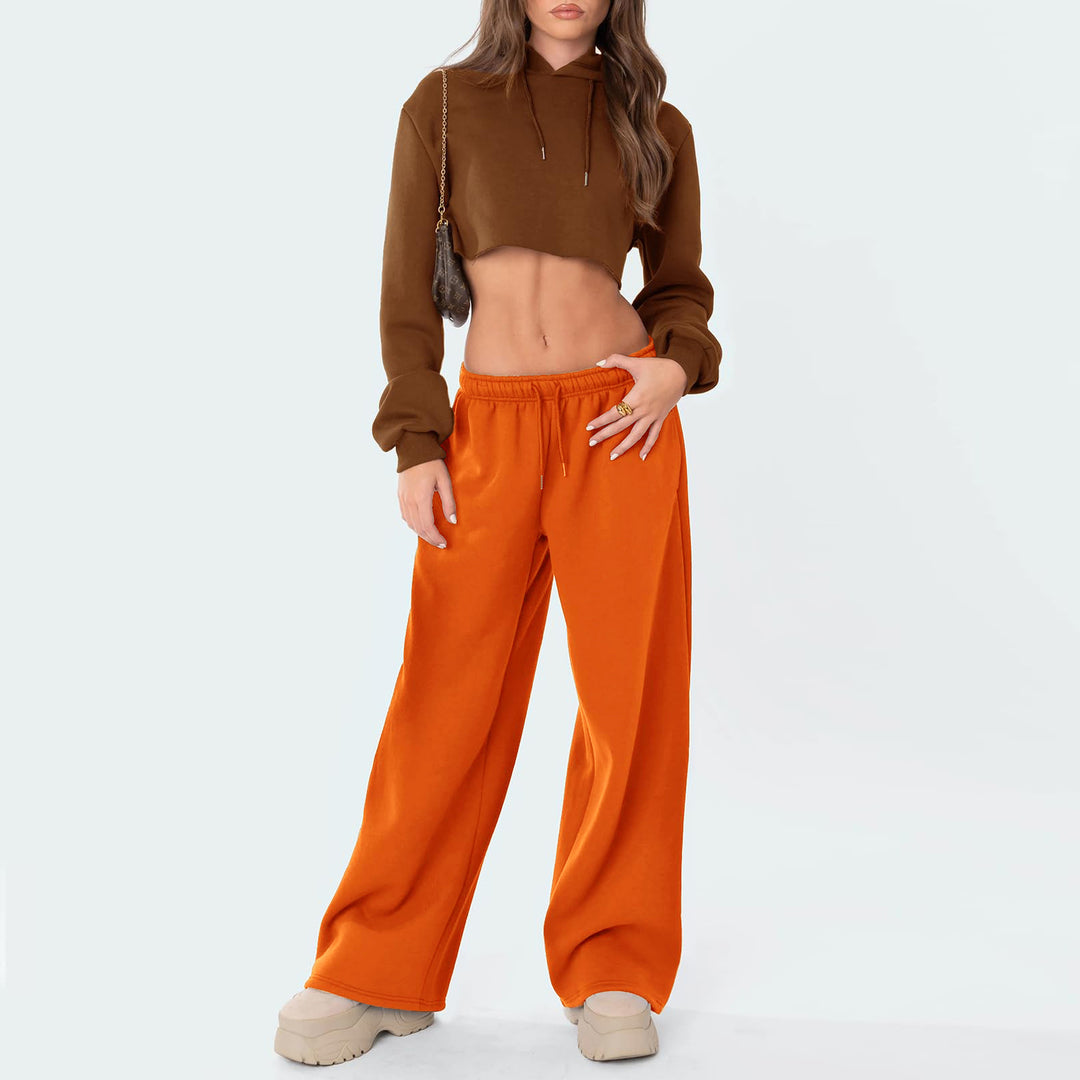 Damer vidt skårne Sweatpants Skjora