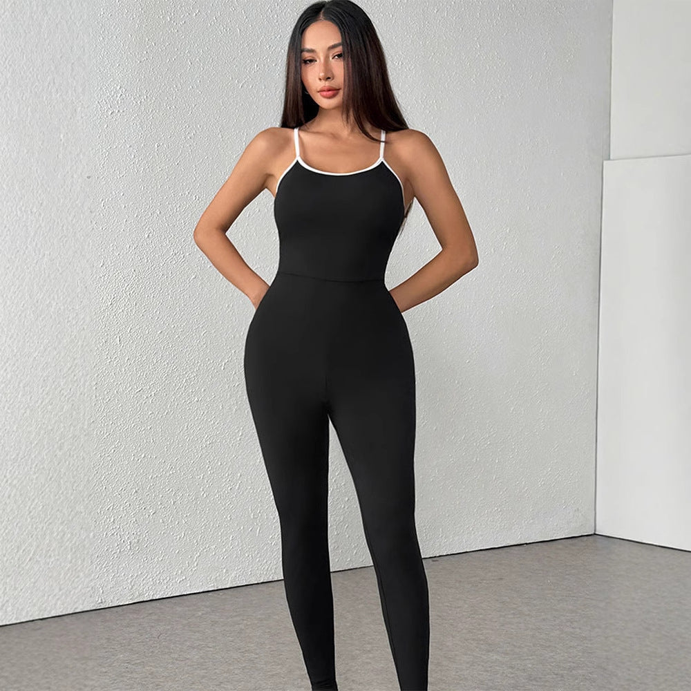 Damer elegante gulvlange jumpsuit Skjora