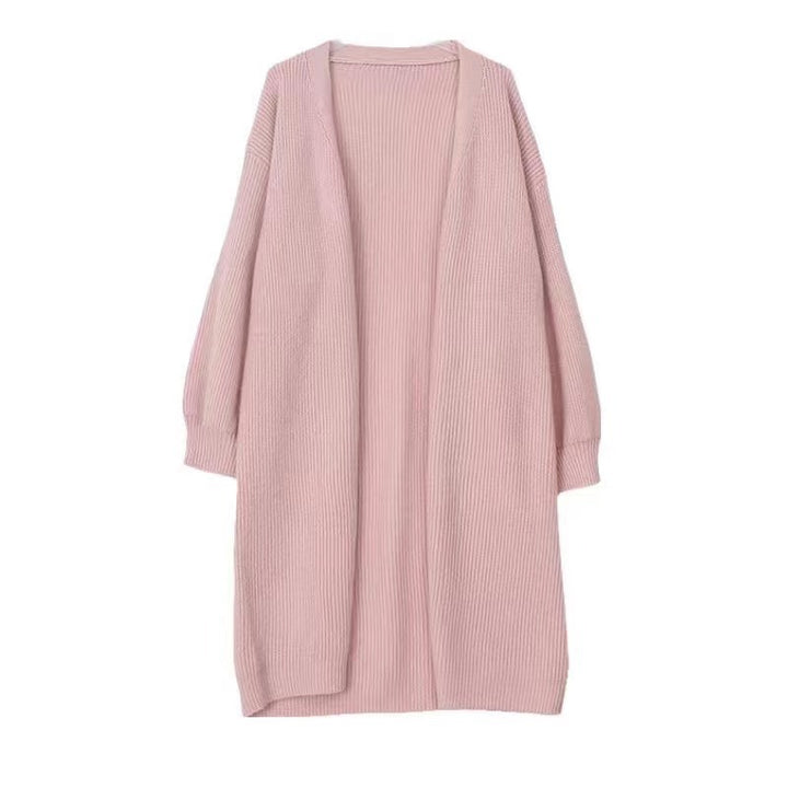 Kvinnens løstsittende cardigan med generøse revers Skjora