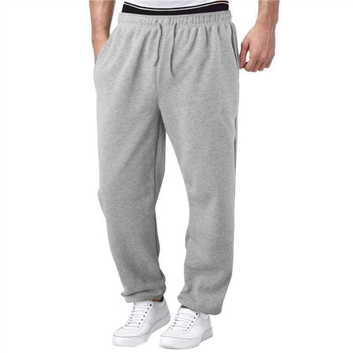 Herre komfortable joggebukser med elastisk liv og sidelommer Skjora