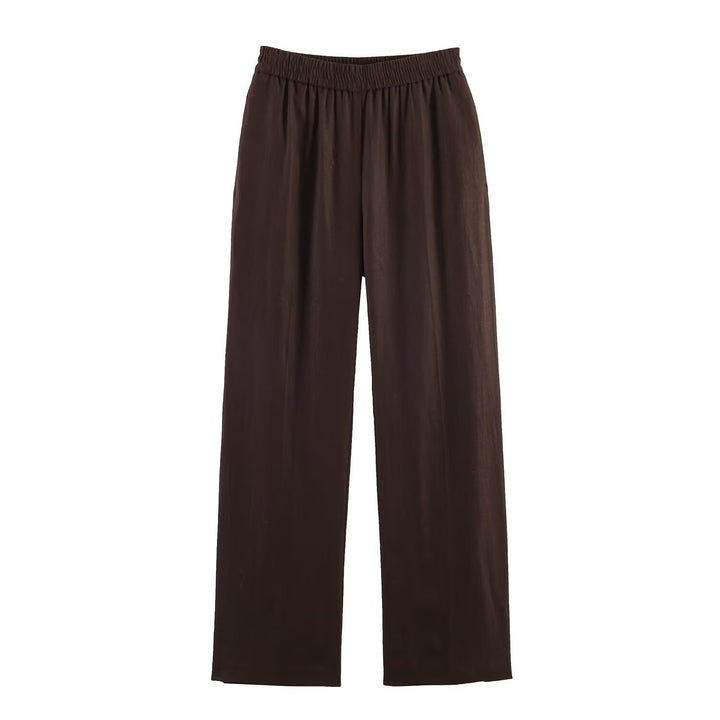 Damer elegant løs Culotte med elastisk linning Skjora