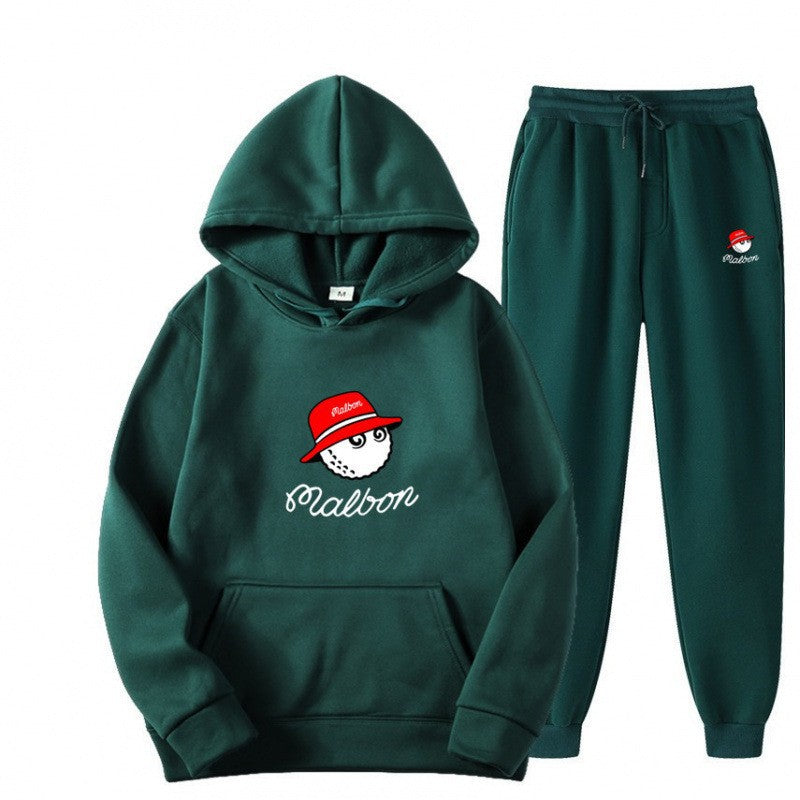 Dame hoodie sett for kvinner med leken grafisk design og praktiske lommer Skjora