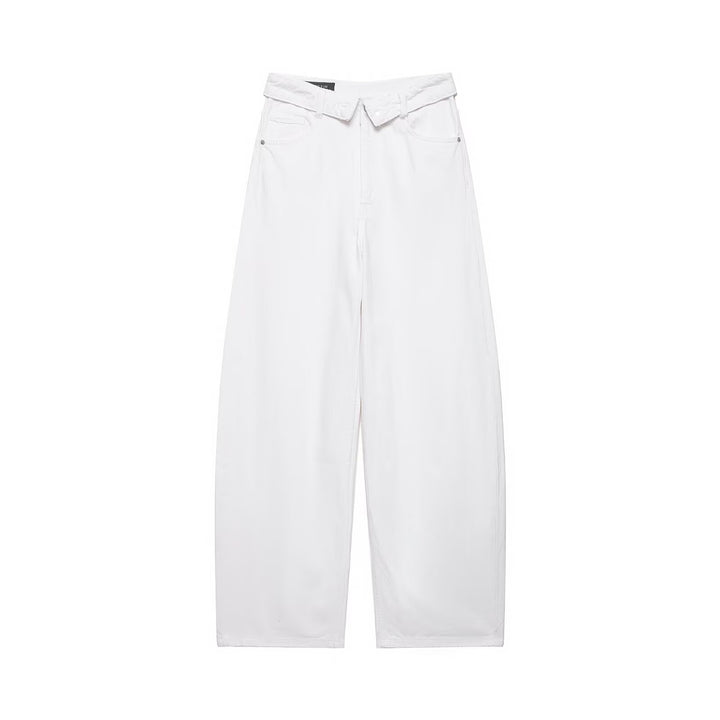 Dame Ødelagte Jeans i avslappet Baggy-stil Skjora