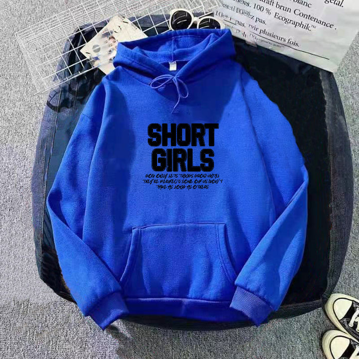 Women's hoodie with eye-catching lettering Skjora