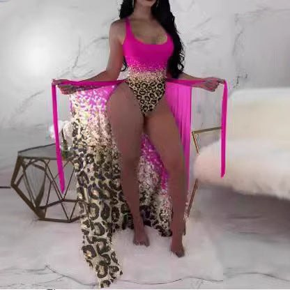 Dame badedrakt med stilig kaftan Skjora