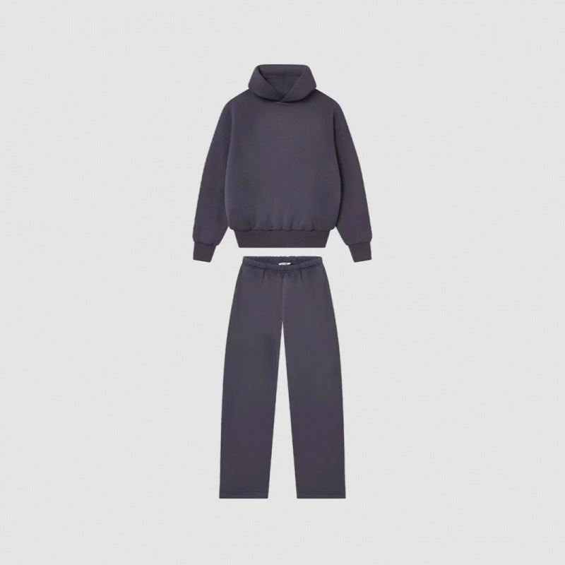 Kvinnenes Cozy Sweatshirt og Bukse Sett med Høy Krage og Casual Fit Skjora
