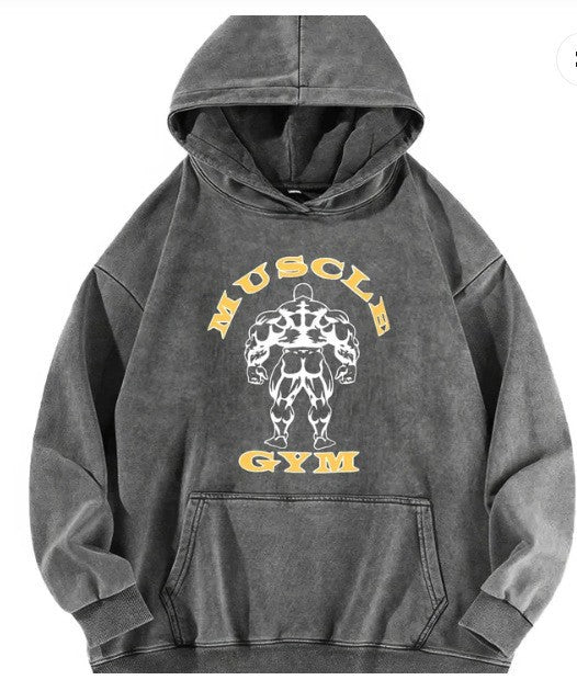 Dame hoodie med inspirerende treningsmotiv Skjora
