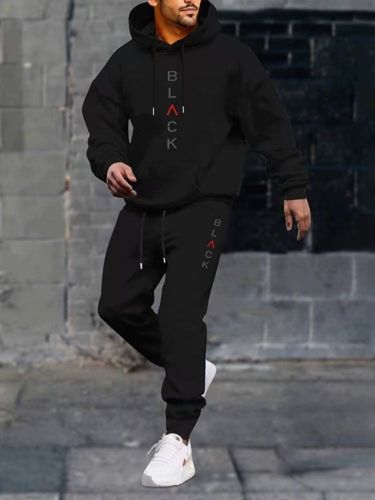 Men's hettegenser og joggebukse sett Skjora