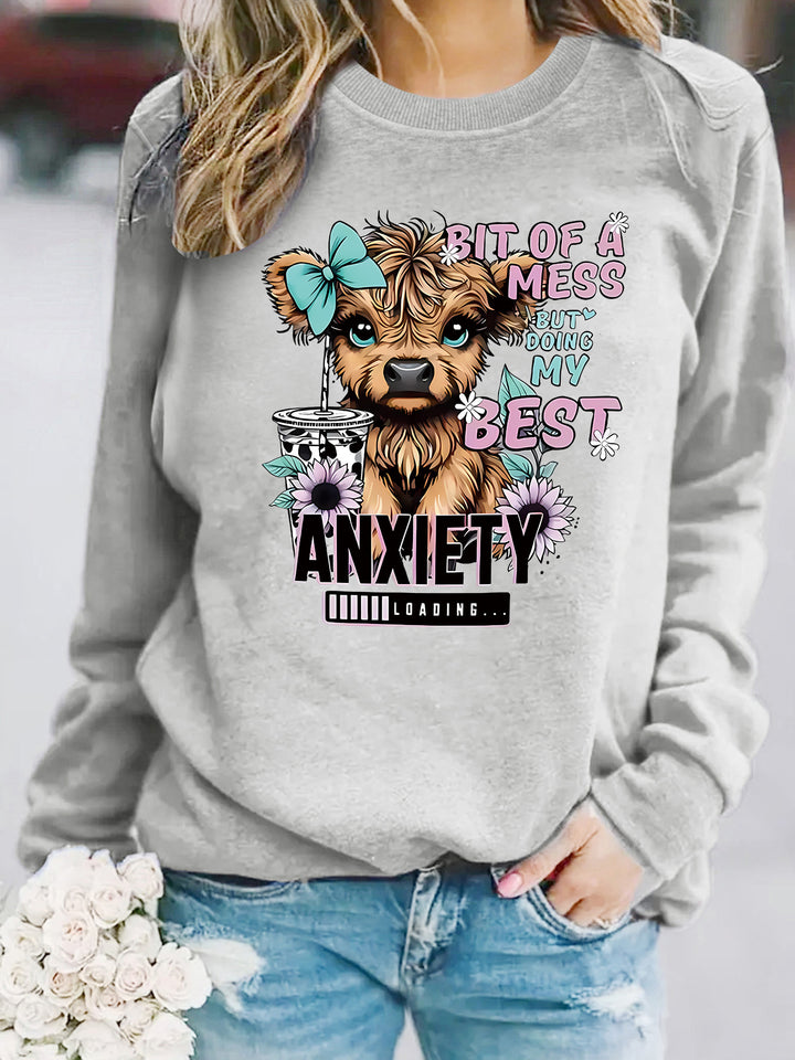 Kvinnegenser med kreativ hundedesign og inspirerende tekst Skjora