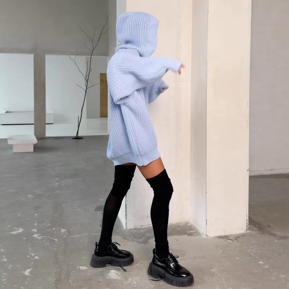 Dame oversized cardigan med knappedesign og mykt materiale Skjora