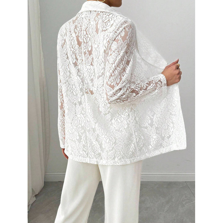 Dame spisser blazer med elegant sjal krage Skjora