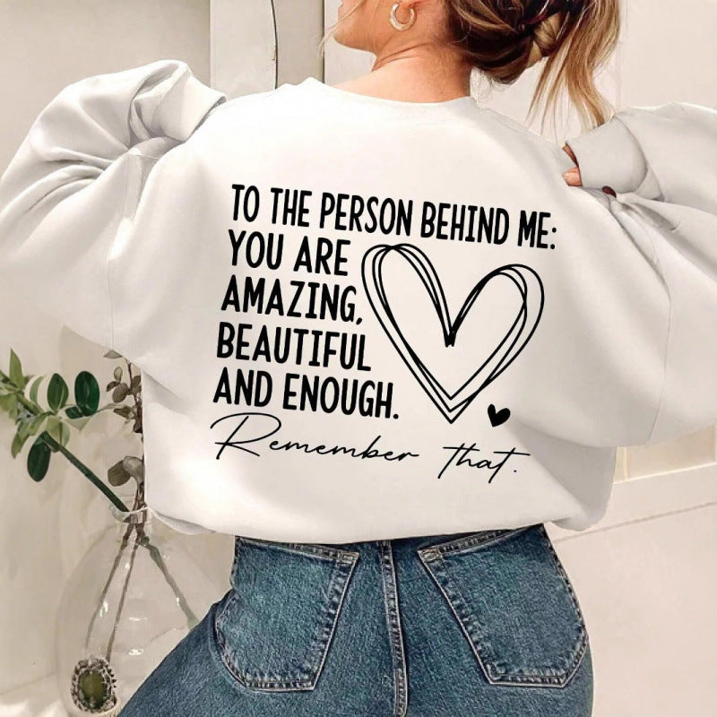 Dame sweatshirt med inspirerende design og avslappet passform Skjora
