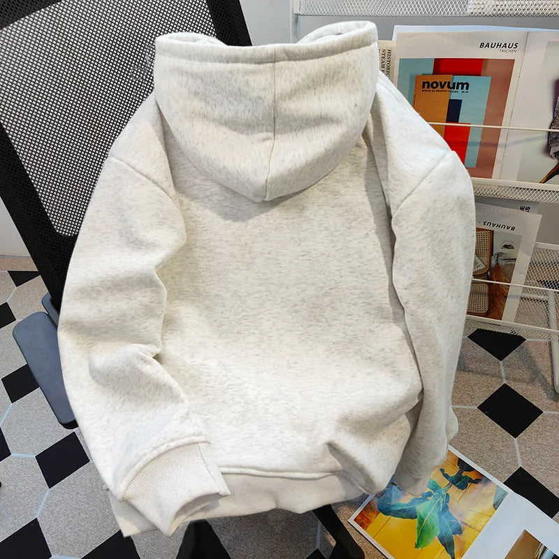 Kvinnelig hettegenser med kreativ dyremotiv Skjora