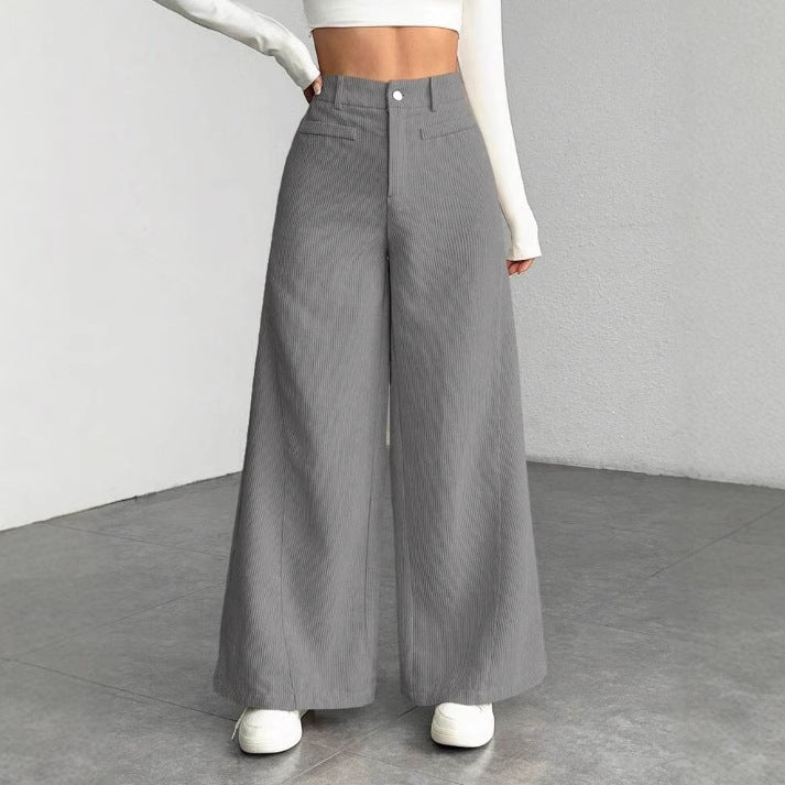 Women's Loose Corduroy Trousers Skjora