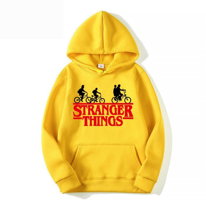 Kvinnelig hettegenser med kreativ Stranger Things design Skjora