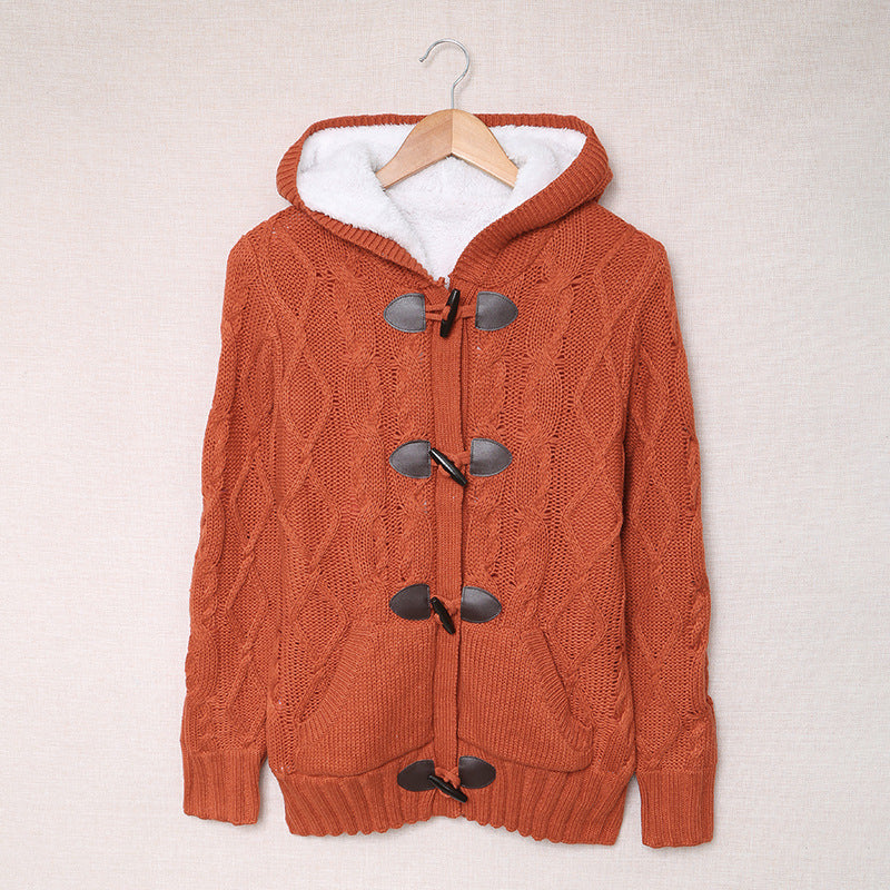 Dame cardigan med høy krage og komfortable knappedetaljer Skjora