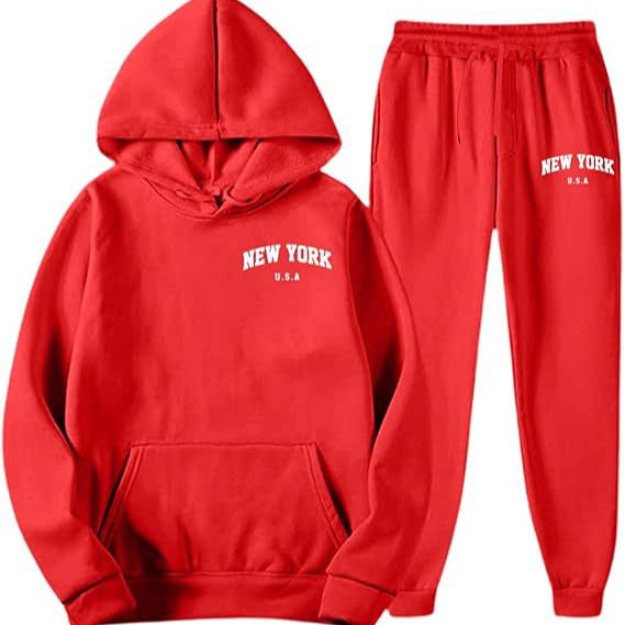 Women's Hooded Sweat Suit with high-quality material and modern lettering Skjora