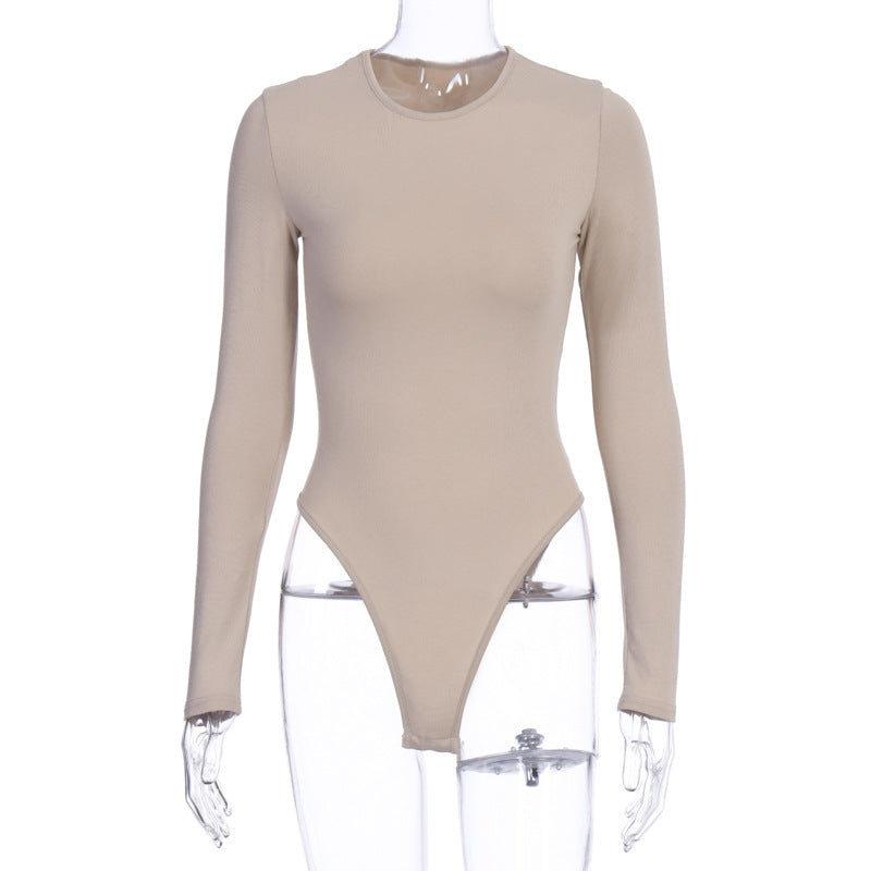 Dame Langermet bodysuit laget av hudvennlig stretchy materiale Skjora