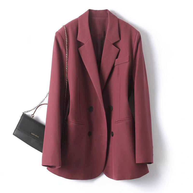 Damer Elegant Oversized Blazer Skjora