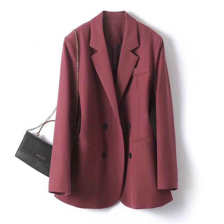 Damer Elegant Oversized Blazer Skjora