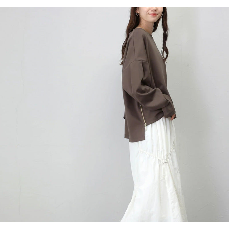 Damer oversized avslappet sweatshirt Skjora