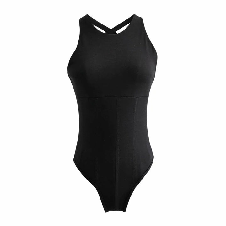 Dame Body med figurskapende design og sidene cut-outs Skjora