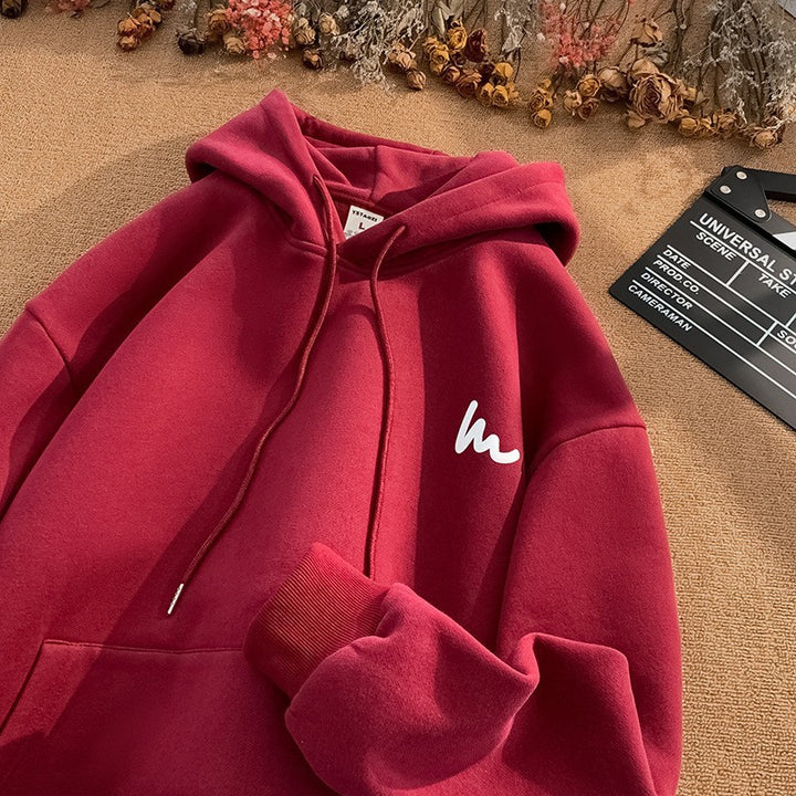 Dame hoodie med en avslappet oversized passform og høykvalitets mikrofiber materiale Skjora