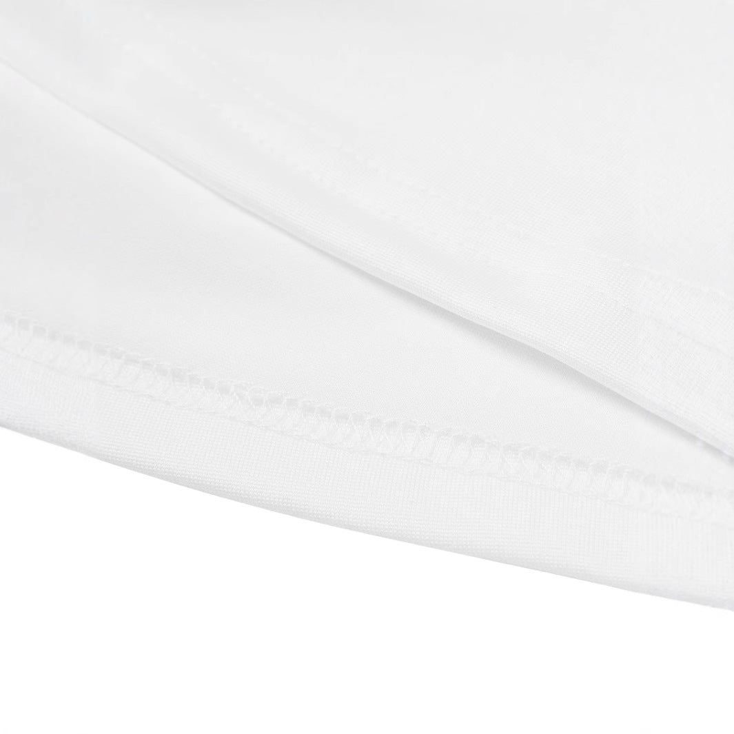 Dame Crop-T-skjorte med kunstnerisk Espresso-motiv og lekent skrifttype Skjora
