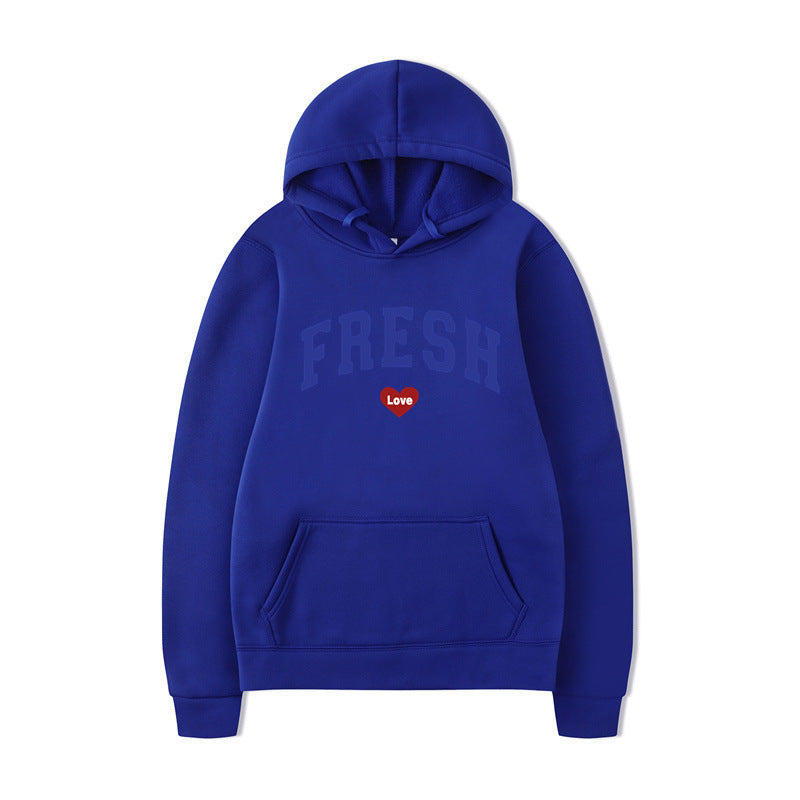 Women's hoodie with playful lettering and soft inner fleece Skjora