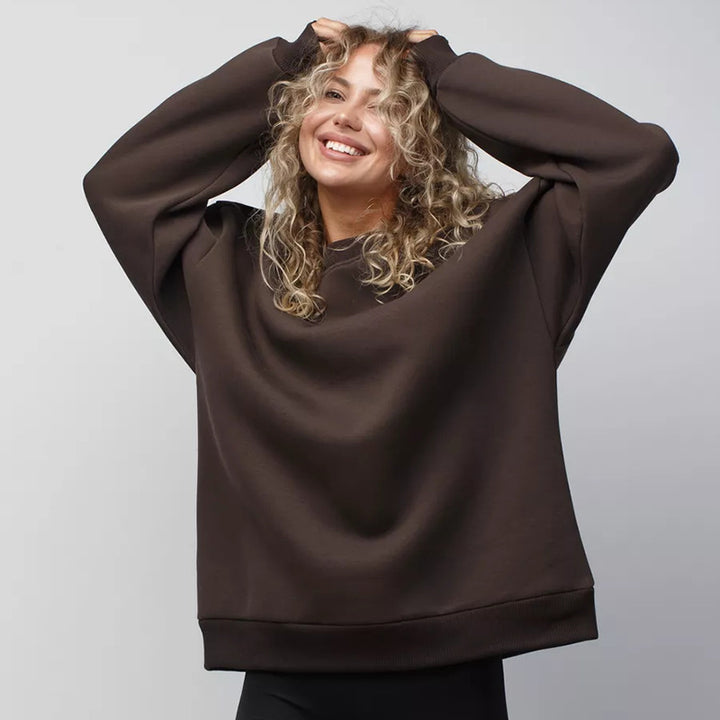 Kvinnenes komfortable oversized genser Skjora