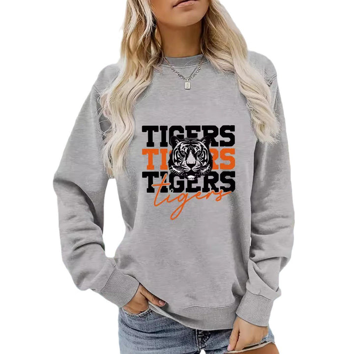 Damegenser med dyrelignende tigermønster og avslappet passform Skjora