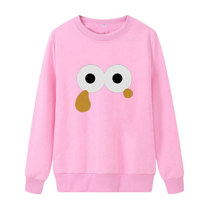 Damegen Sweatshirt med unikt tegneseriemotiv Skjora