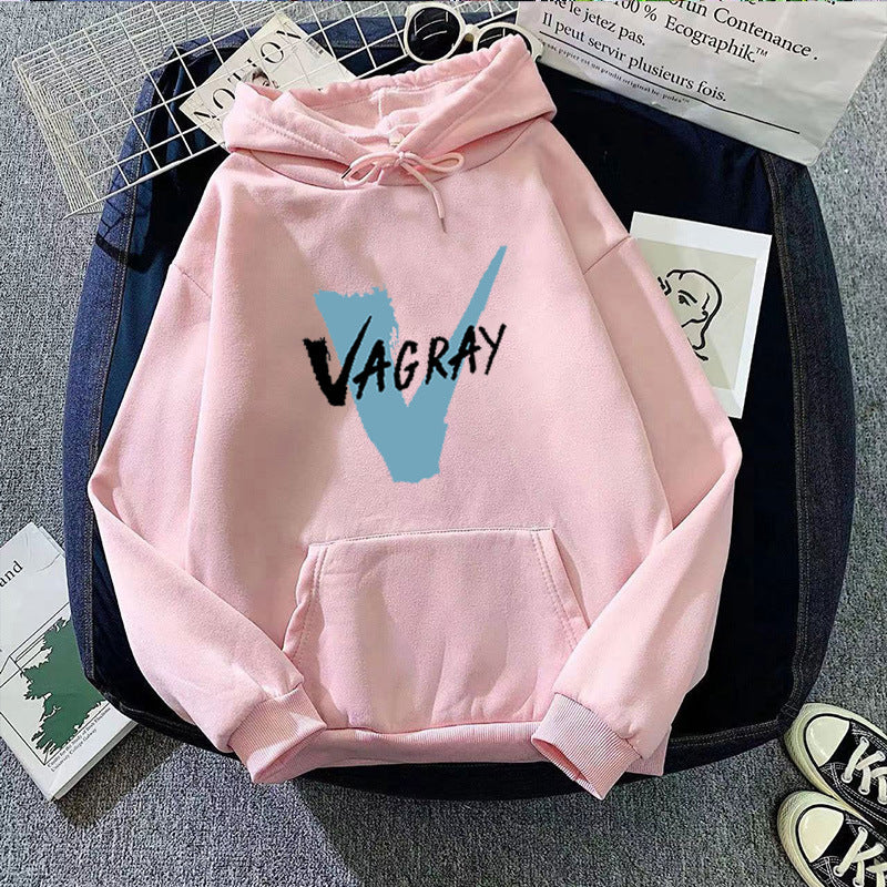 Dame hettegensere med moderne logo-print Skjora