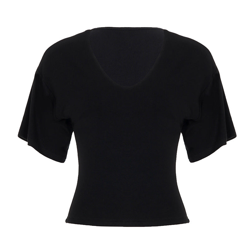 Damer V-hals Oversized-skjorte Skjora