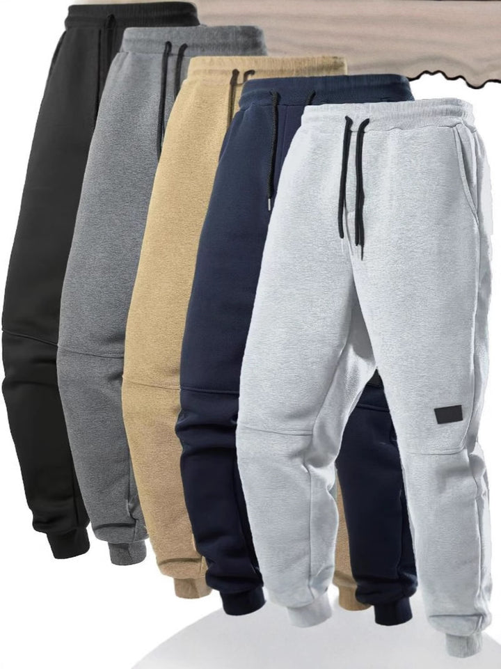 Kvinnors bekväma Slim-Fit joggers med sidfickor och elastisk midja Skjora
