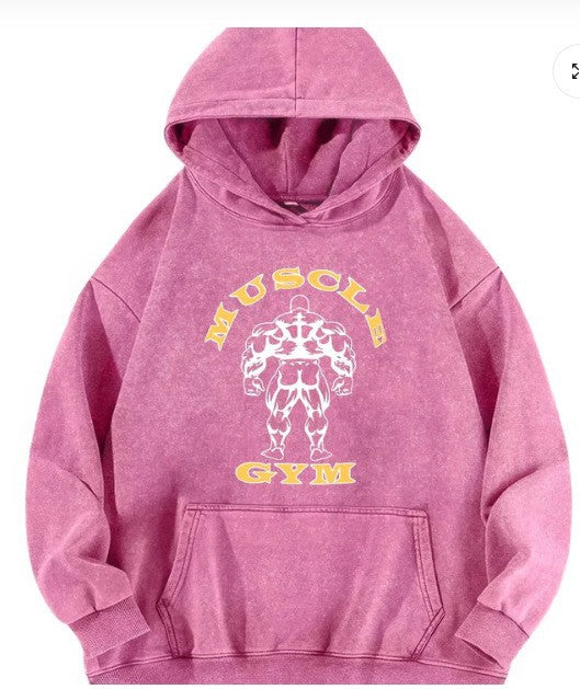 Dame hoodie med inspirerende treningsmotiv Skjora