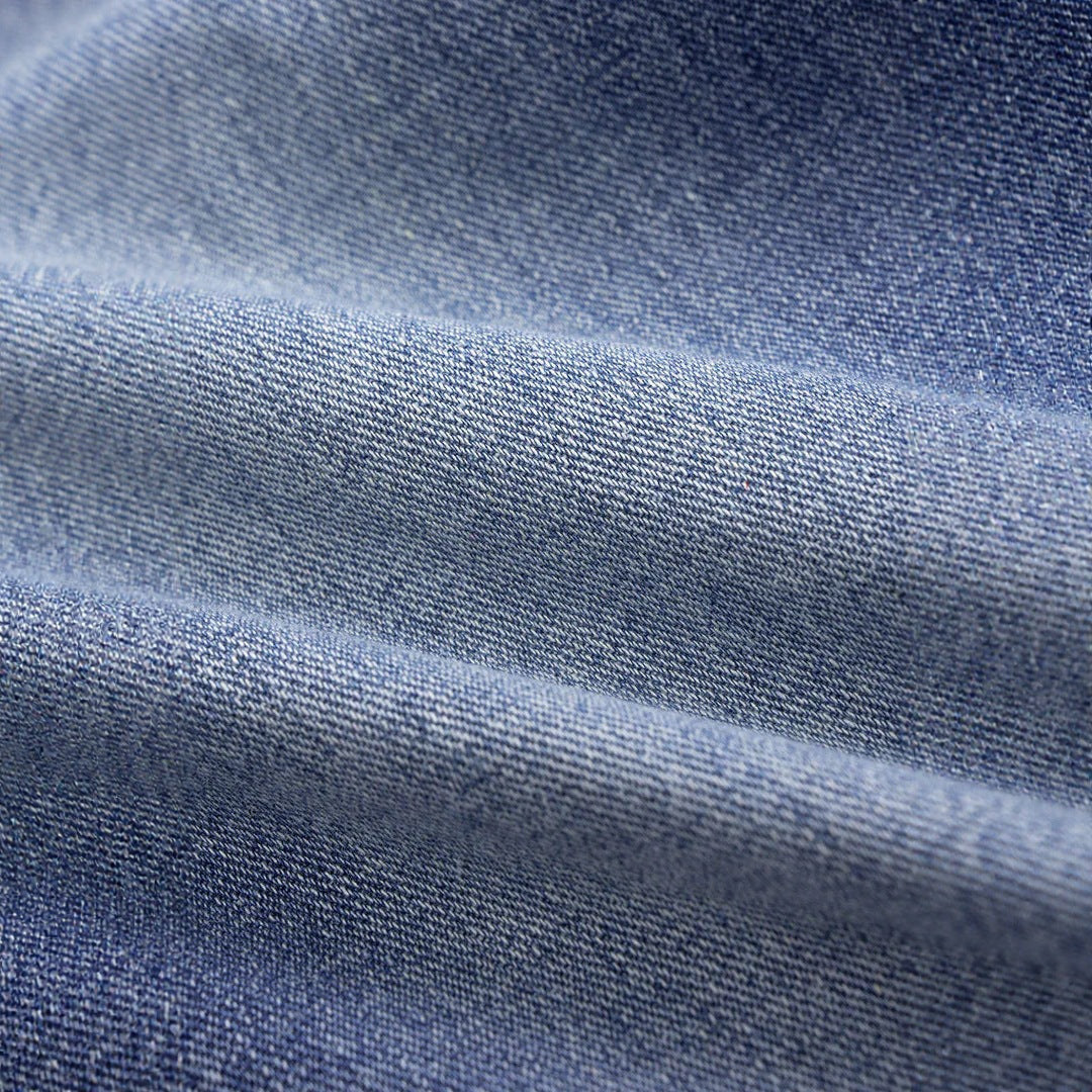 Dame moteriktig høy midje jeans med vid ben Skjora